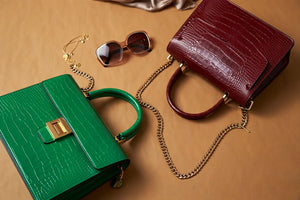 Why Croc-Textured Leather Handbags Are Trending Among Indian Women | Hestern