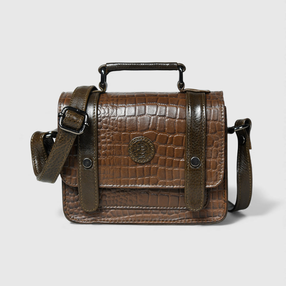 Urban Voyager Leather Belt Bag - Brown Colour