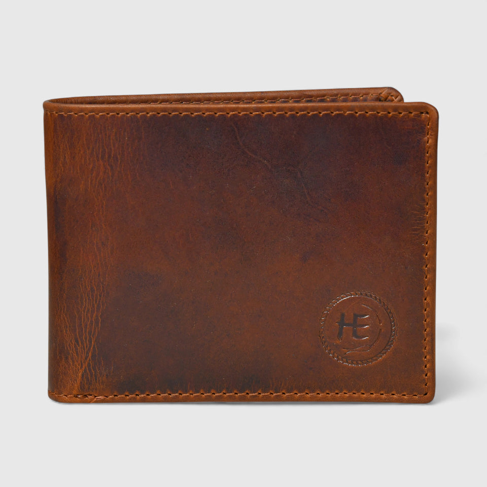 Vintage Leather RFID Wallet - Brown Colour