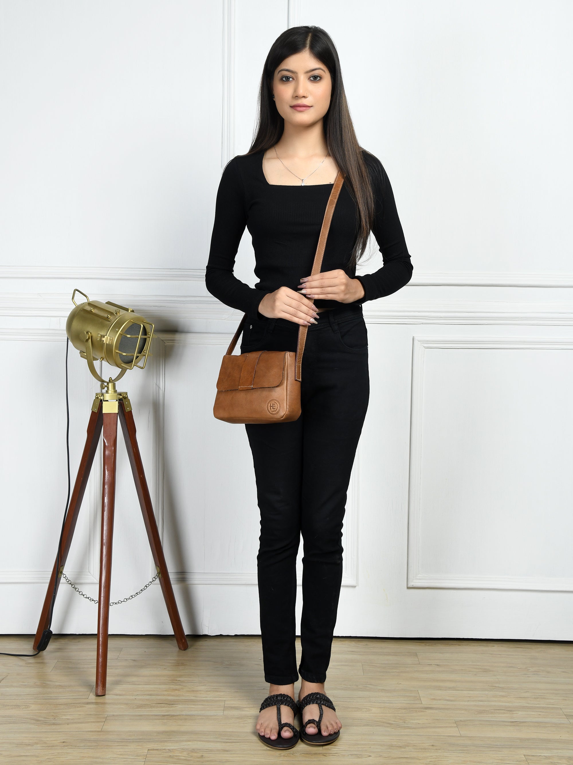 The Heritage Leather Satchel - Maroon Colour