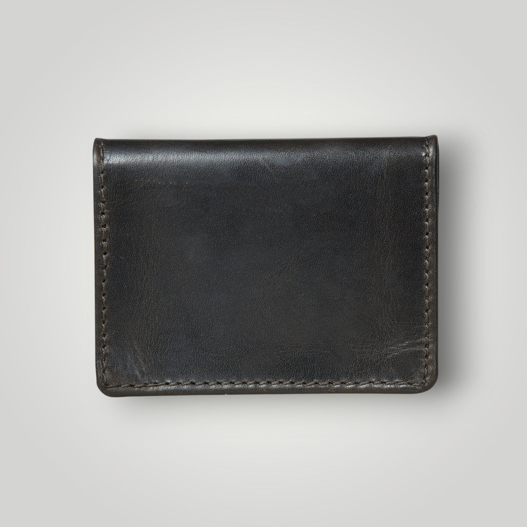 Classic Leather Card Wallet - Black Colour