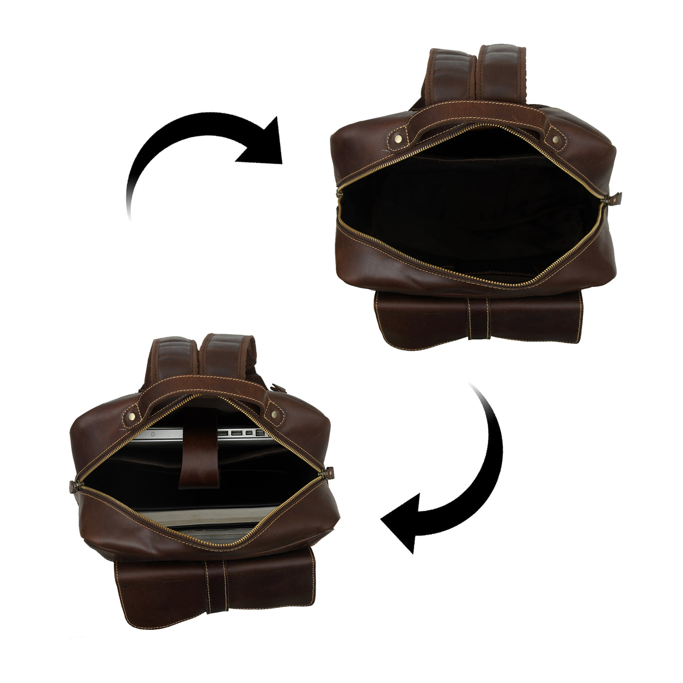 Hestern TerraLux Leather Backpack