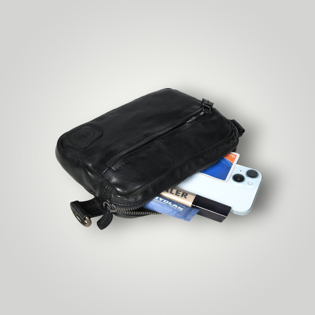 Urban Voyager Belt Bag - Black Colour