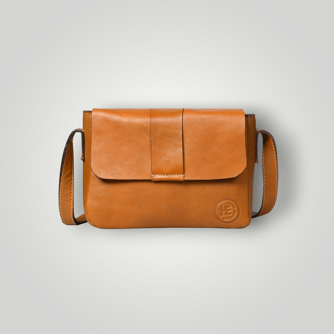 The Heritage Leather Satchel - Brown Colour
