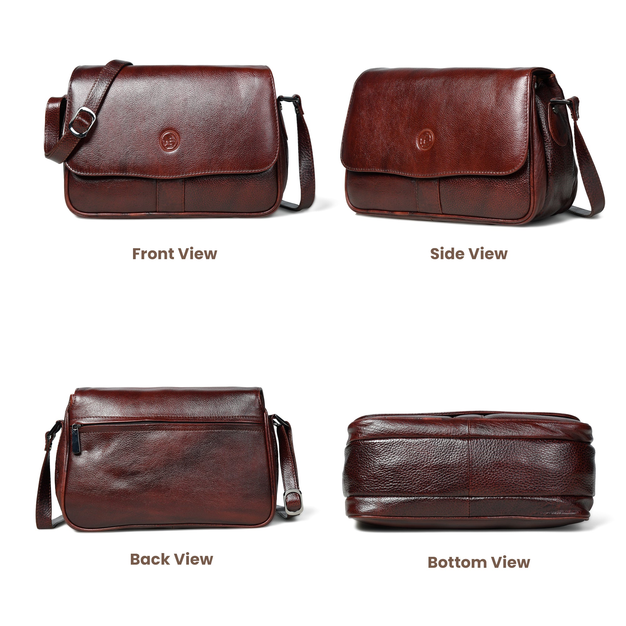 Midnight Opulence Satchel - Maroon Colour