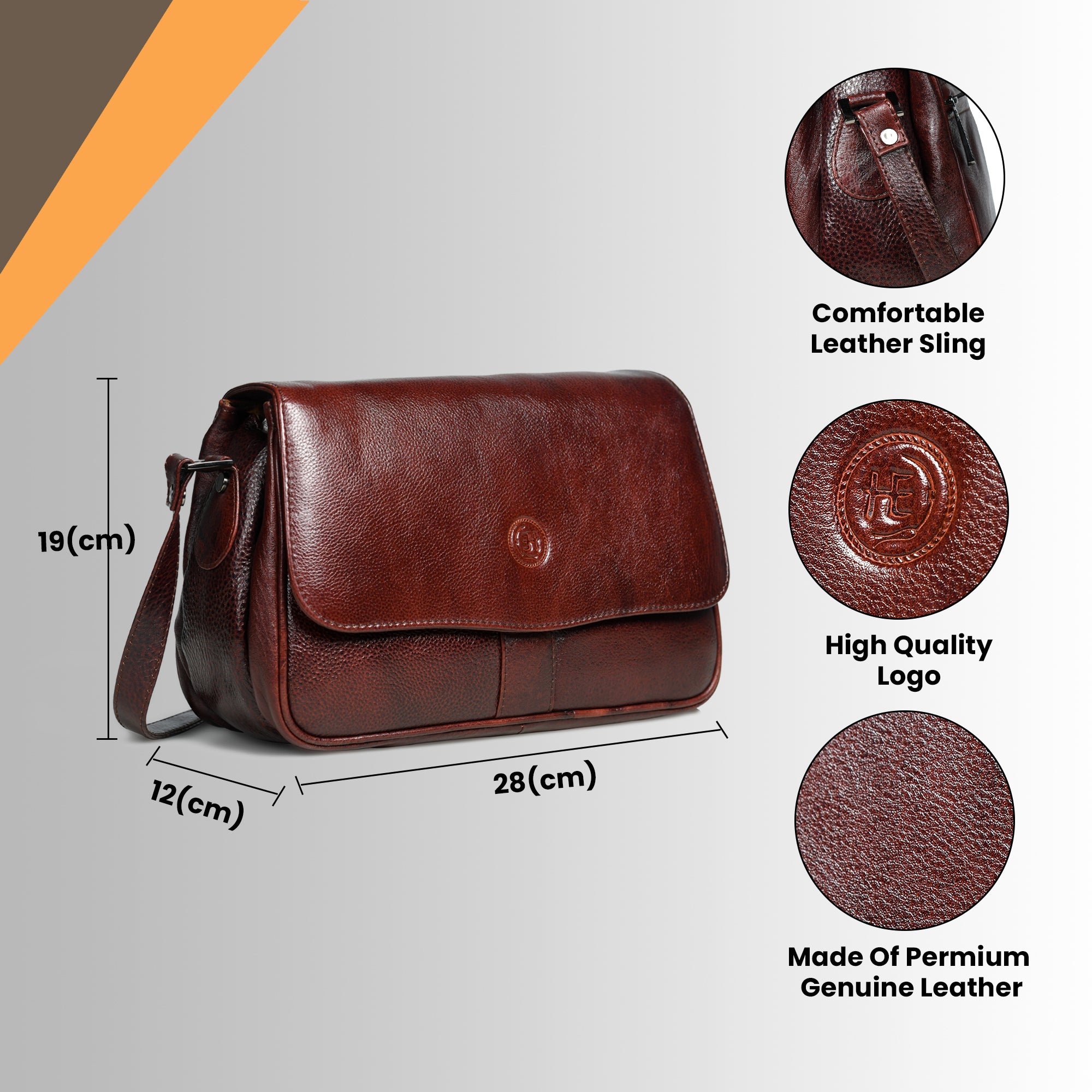 Midnight Opulence Satchel - Maroon Colour