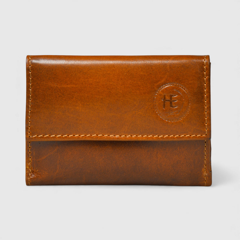 Heritage Buffalo Leather Bifold Wallet - Brown Colour