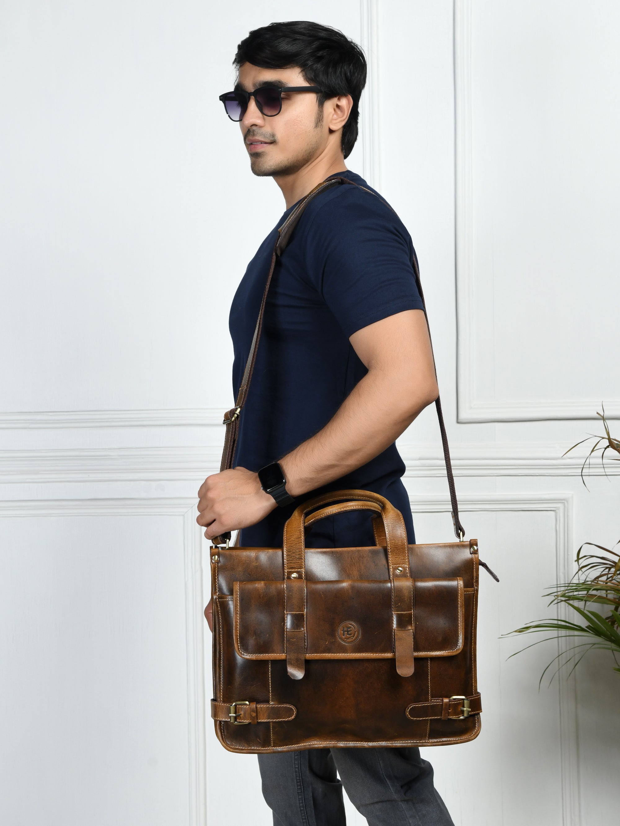Heritage Leather Laptop Bag