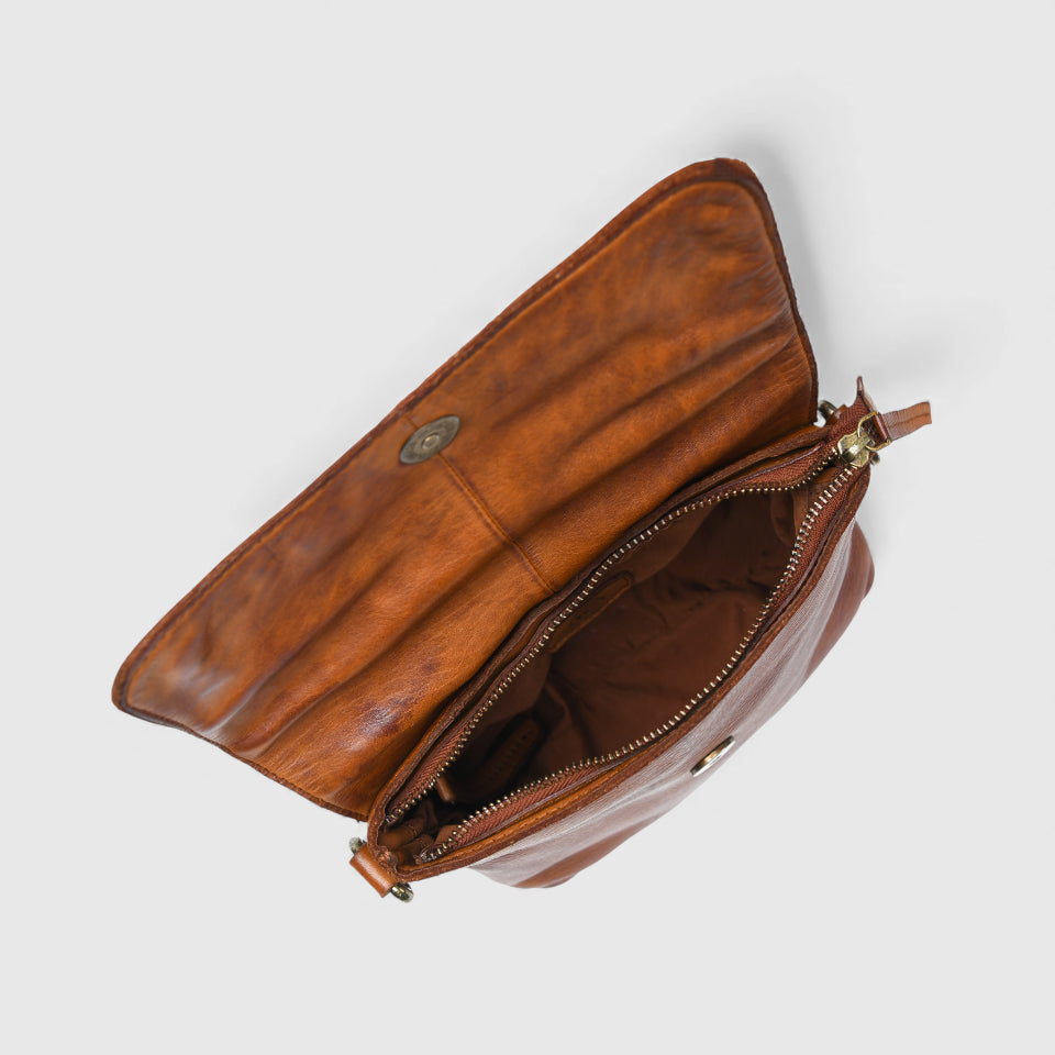 Verdant Crossbody Women's Leather Handbag - Maroon Colour