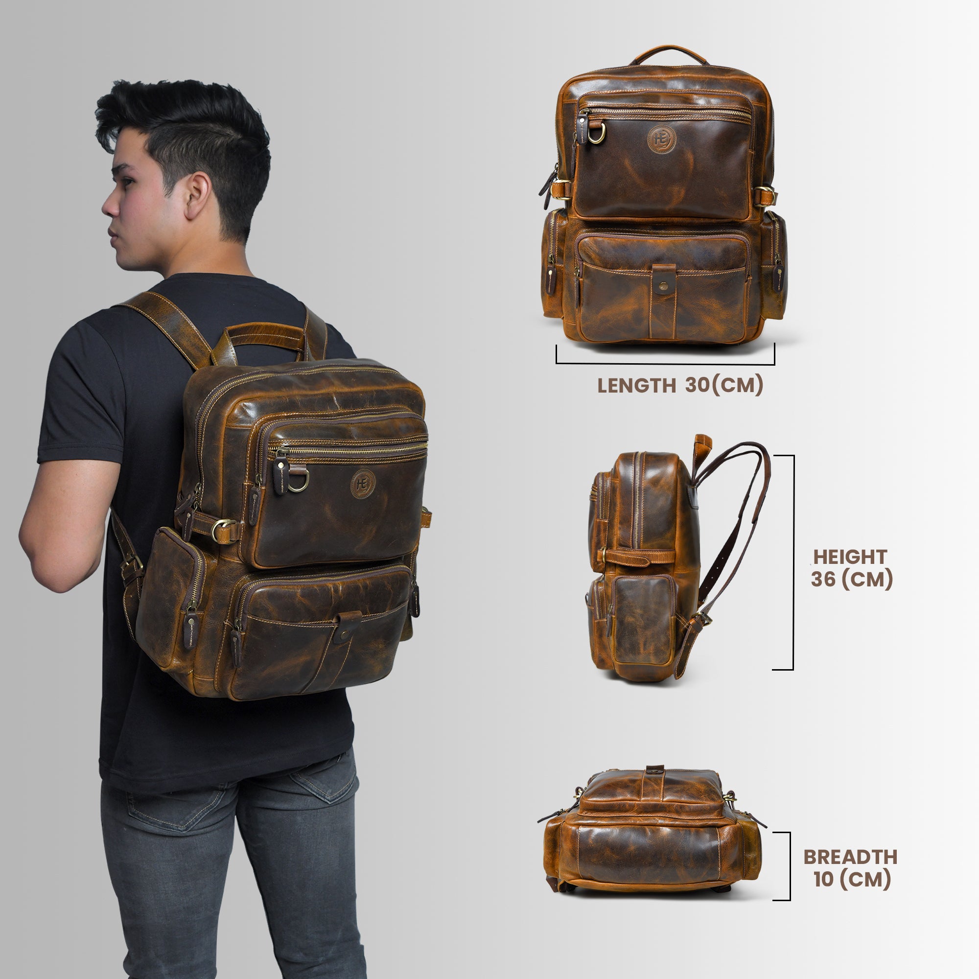 Ranger Vintage Leather Backpack