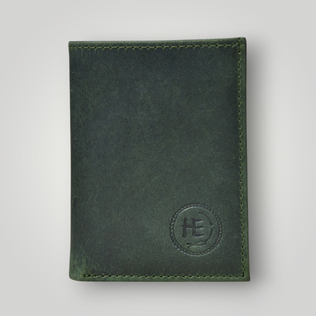 Ironwood Leather Wallet - Green Colour